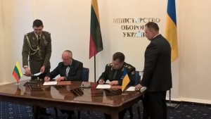 lietuvos ir ukrainos gynybos ministrai