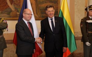 Lietuvos ir Čekijos premjerų susitikimas