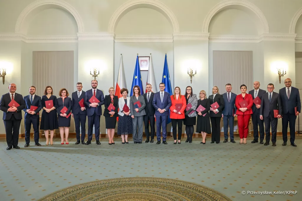 Lenkijos Respublikos naujos vyriausybės paskyrimo ceremonija